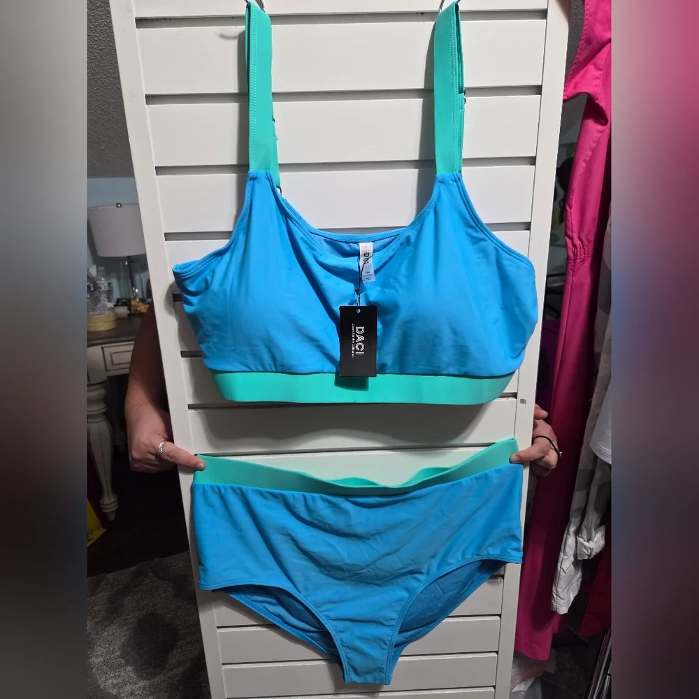 Daci Women's Blue Bikini Set - Picture 1 of 3